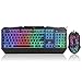 Produktbild Kaiki Motospeed S69 Gaming Keyboard und Maus Set mit Rainbow Hintergrundbeleuchtung für PC / Desktop / Laptop