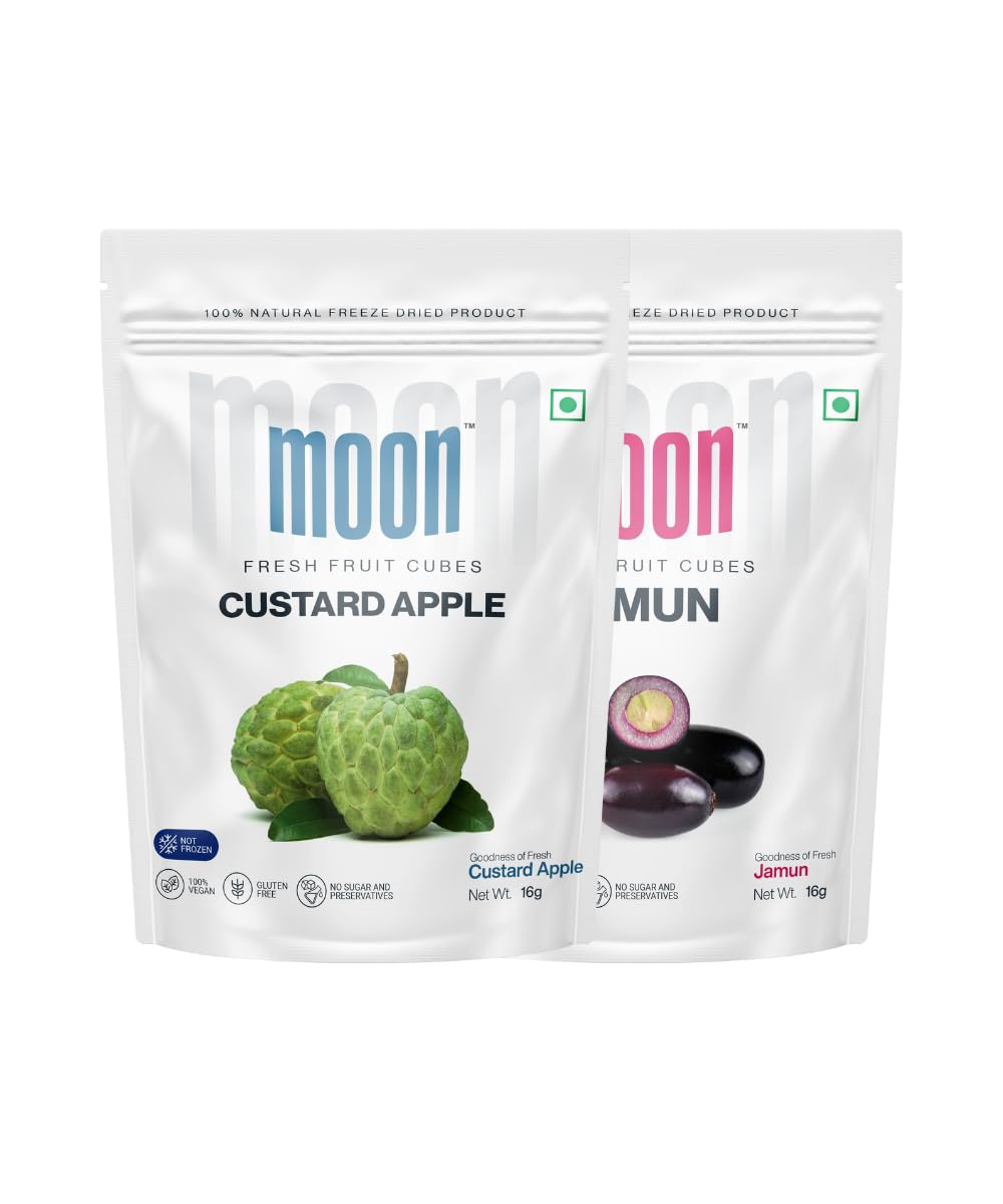 See full amazon price history chart for Moon Freeze Dried Custard Apple Cube and Jamun Combo | No Preservatives, No Added Sugar, Healthy Dried Fruit | 100% Natural, Vegan, Gluten Free Snack for Kids and Adults | Moon Freeze Dried Custard Apple Cube and Jamun Combo | No Preservatives, No Added Sugar, Healthy Dried Fruit | 100% Natural, Vegan, Gluten Free Snack for Kids and Adults | (B0D9HB7QT8) Amazon Price History, Amazon Price Tracker