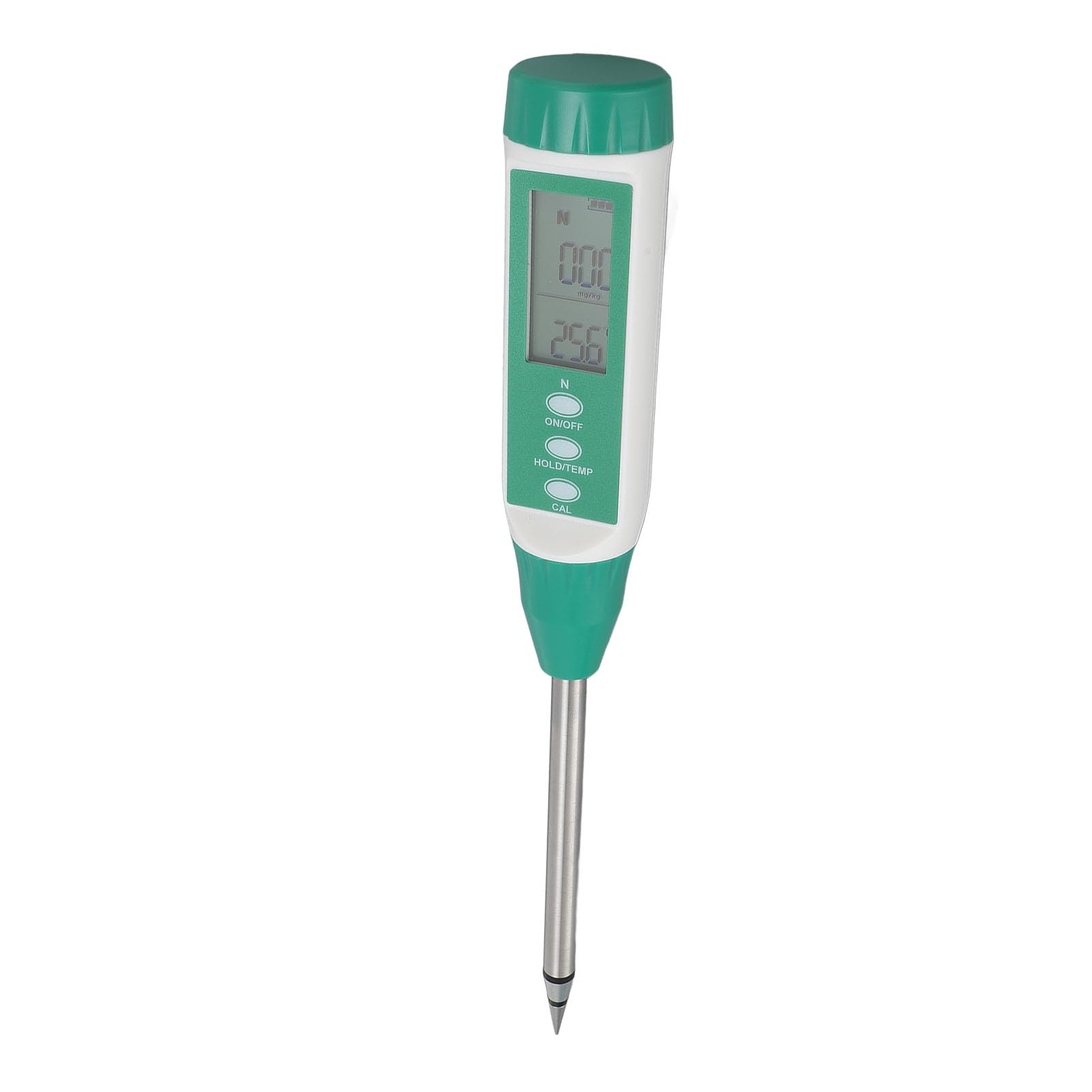 Luocute Tester del Suolo con Sonda per un Ampio Display Retroilluminato, Ideale per i Test di fertilità del Suolo in Serre, Fattorie, Prati, Piante da Esterno Interno e Giardini in Vaso (Azoto)