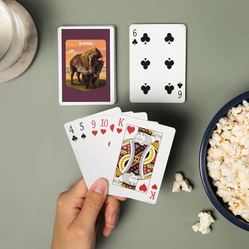 Naipes Póker Wyoming, Serie Fauna, 52 Cartas Adulto miniatura 2