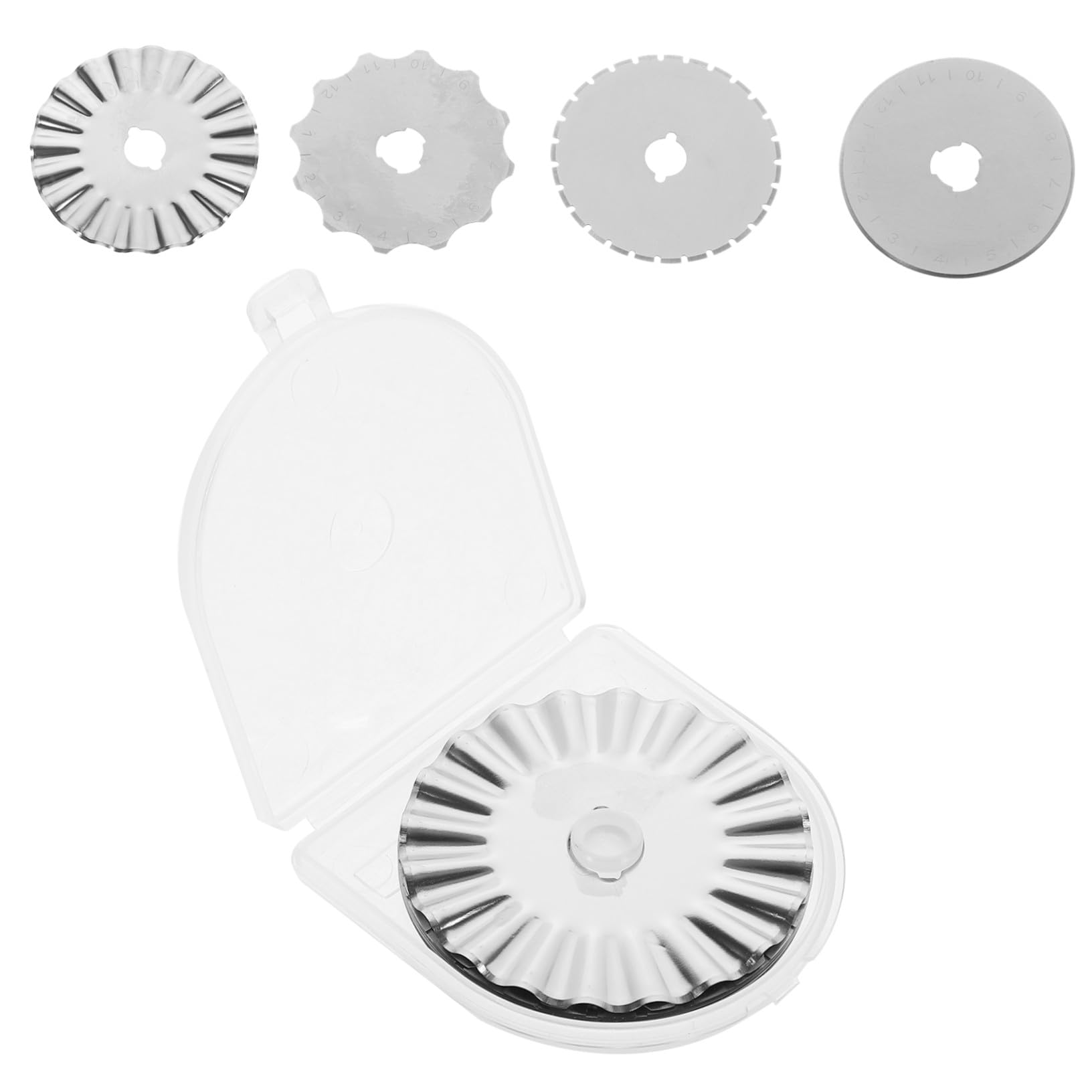 Lames de coupe rotatives 45 mm haute précision pour patchwork et loisirs créatifs