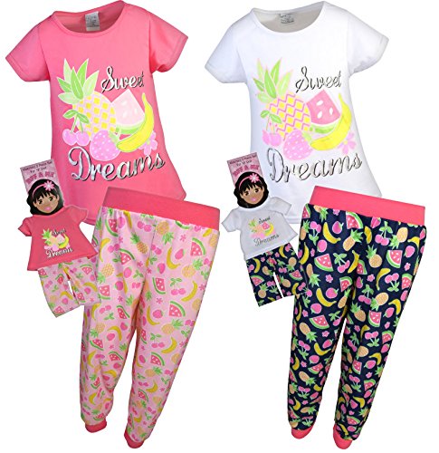 Matching Doll Pajamas Fruit, Size 