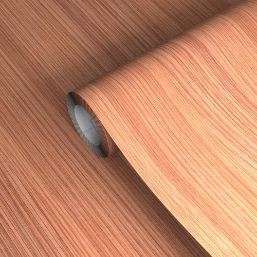 Image of GSCIT Club Wood Grain Repair Tape, 24 inch X 25ft Self Adhesive Red Oak Grain Repair Patch for Tables, Chairs, Baseboards, Doors, Windows, Floors, Handicraft DIY.