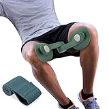 Tinrief 35 LB Thigh Exerciser Kegel Exerciser, Pelvic Floor Trainer, Kegel Trainer for Postpartum Rehabilitation, Trimmer Inner Thigh, Thigh Toner Workout (35LB Dark Green)