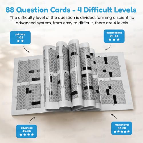 Image of Kidology Color Block Logic Puzzle Game for Kids 3+ Years | Brain Teaser Board Game for Adults with 88 Challenge Cards | 4 Difficulty Levels | STEM Learning Toy for Focus, Reasoning & Problem Solving