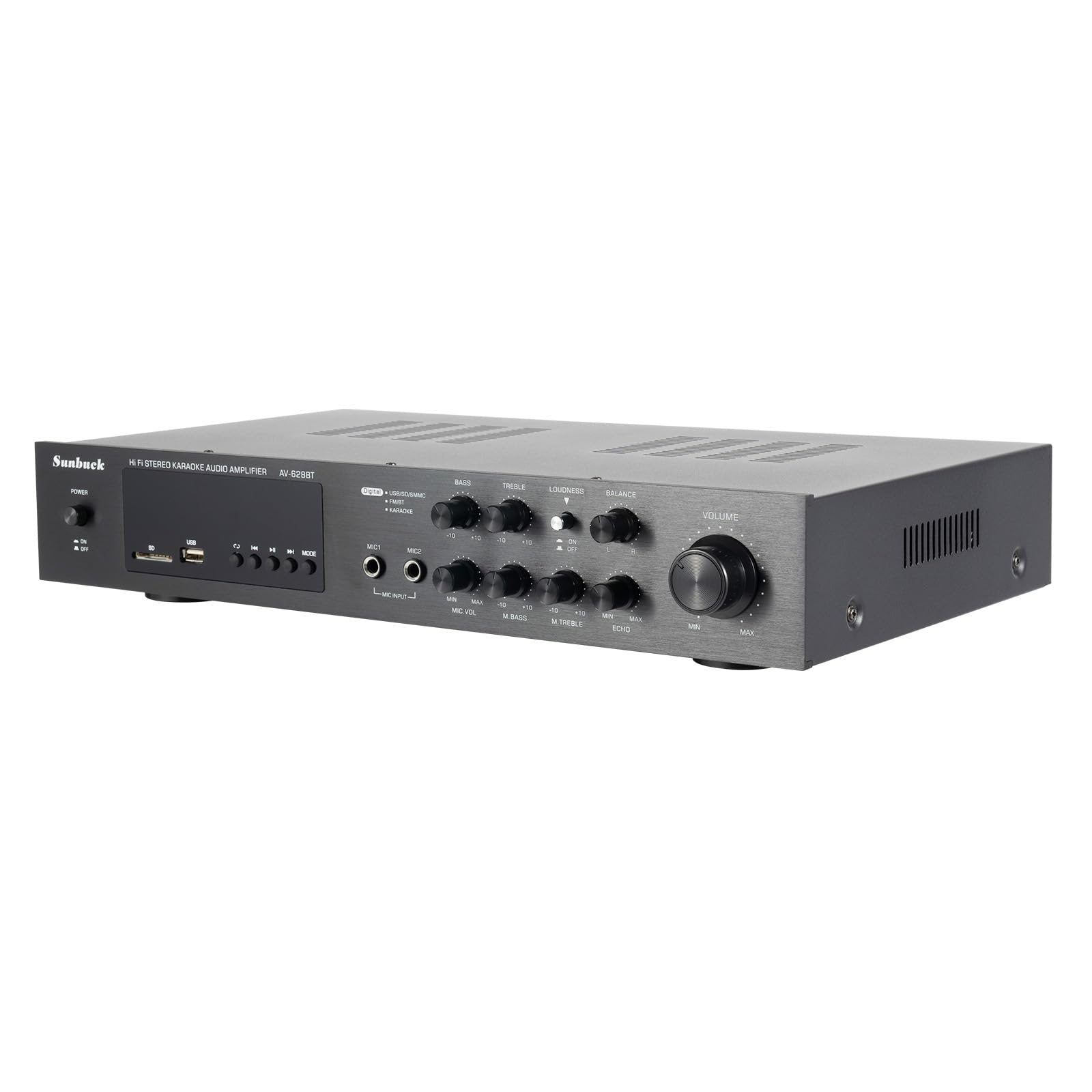 Amplificateur Audio 220V 600W Avec Télécommande - Son Surround 5.0 Home Cinéma Haute Fidélité Noir