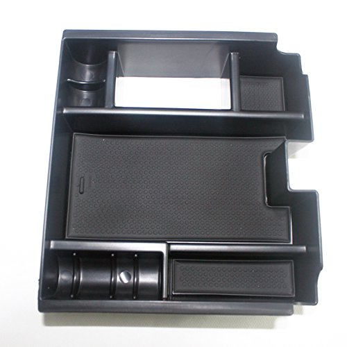 1PCS Plastic Interior Front Center Console Armrest Organizer Tray Storage Box For Jaguar XF 2010-2015