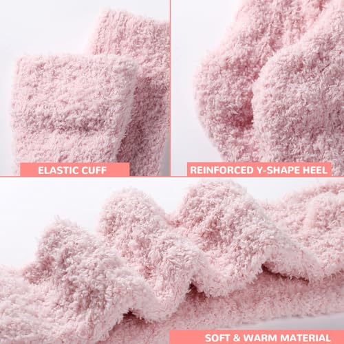 Premillow Womens Fuzzy Socks Winter Fluffy Socks Cozy Warm Slipper Sock Home Sleeping Sock for Women3