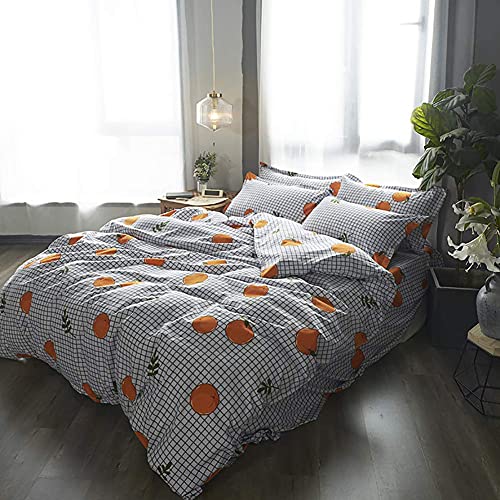 Couverture de couette fleur rose pour grand lit double en coton