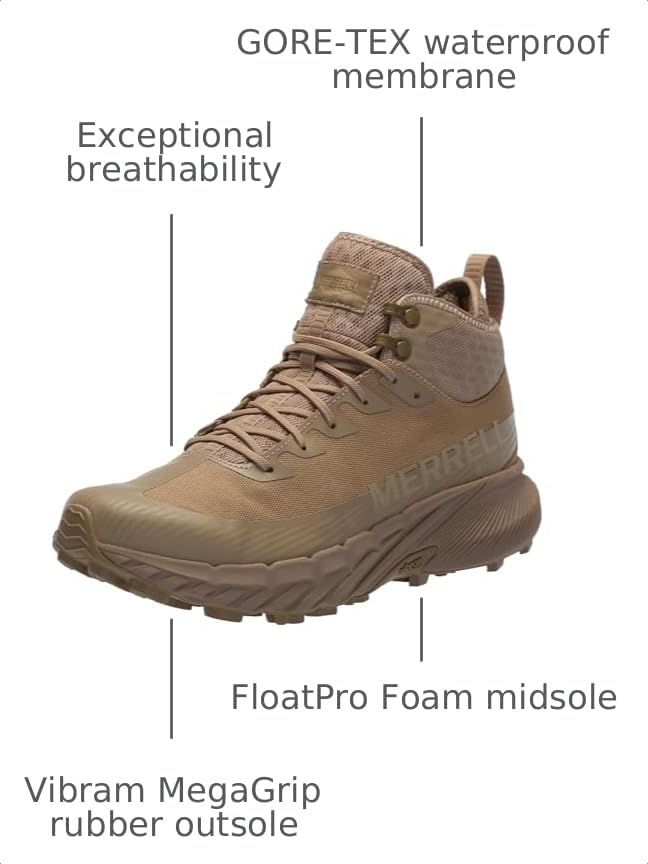 Image of Merrell Men's Agility Peak 5 Tactical Mid Gtx