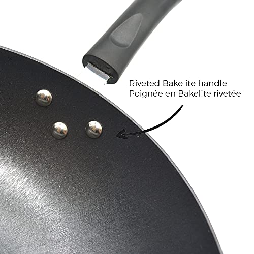 Starfrit Wok de Hierro Fundido 10 in 3 Litros miniatura 4