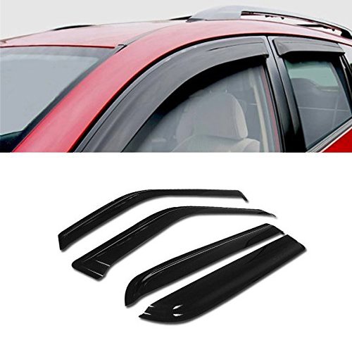 VXMOTOR for 1997-2014 Ford Expedition Models; for 1997-2014 Lincoln Navigator Models - JDM Sun/RAIN/Wind Guard Smoke Vent Shade Deflector Window Visor 4PCs
