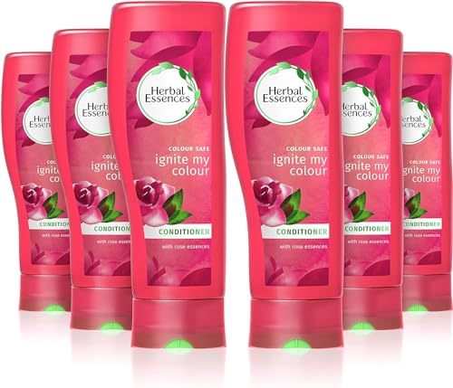 Herbal Essences Ignite My Colour Conditioner for Coloured Hair, 400 ml - Pack of 6