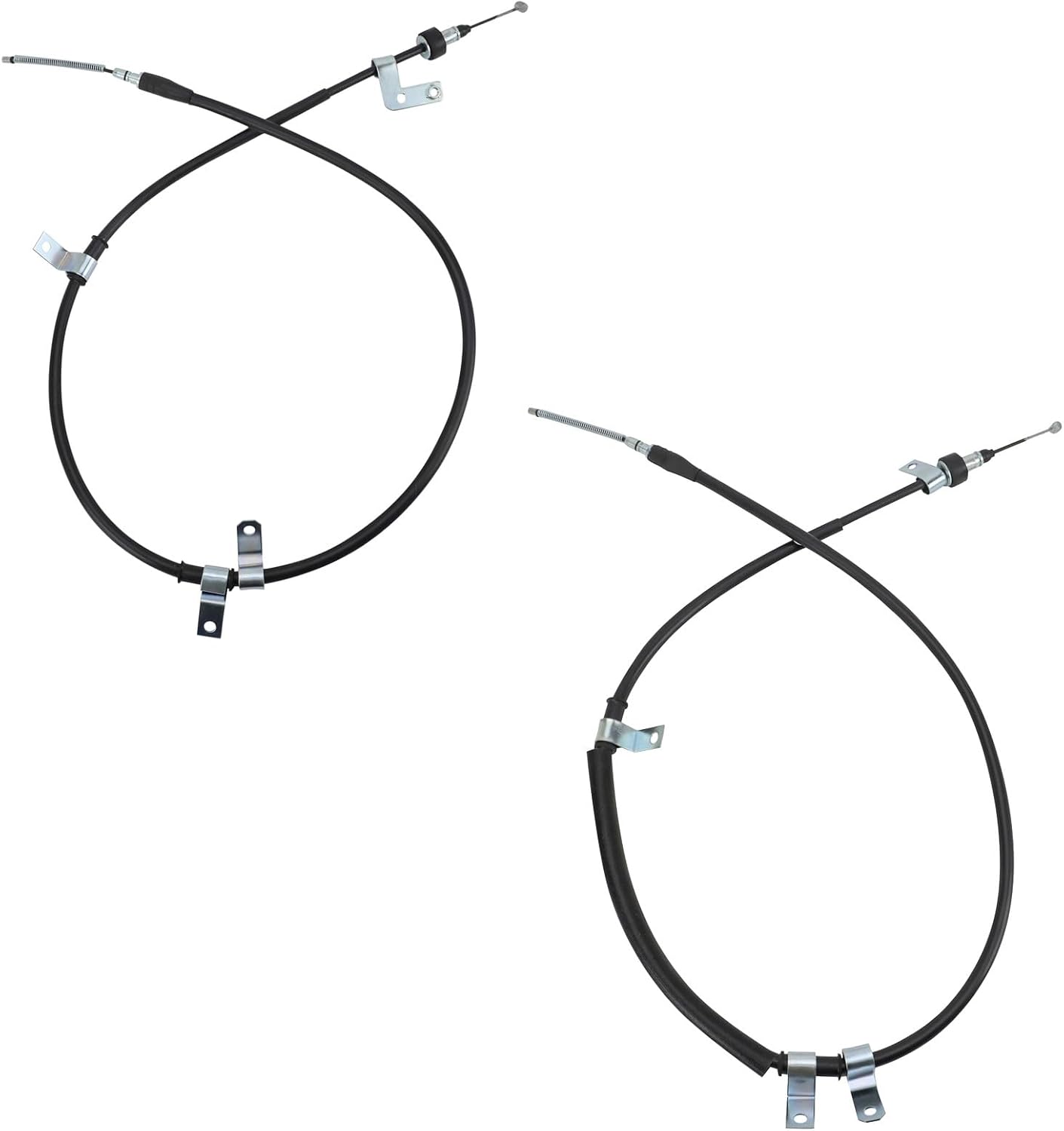 TRQ Rear Parking Brake Cable Compatible with 2006 Hyundai Elantra