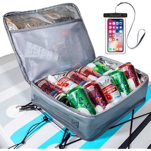 SUP-Now Paddle Board Accessories Cooler with Waterproof Phone Case – Essential SUP Accessories for Paddleboarding
