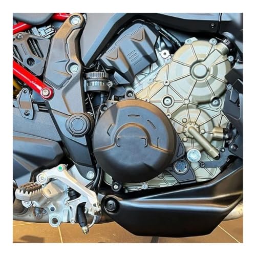 Cubierta motor motocicleta Ducati Multistrada V4S protector embrague anticolisión negro 6