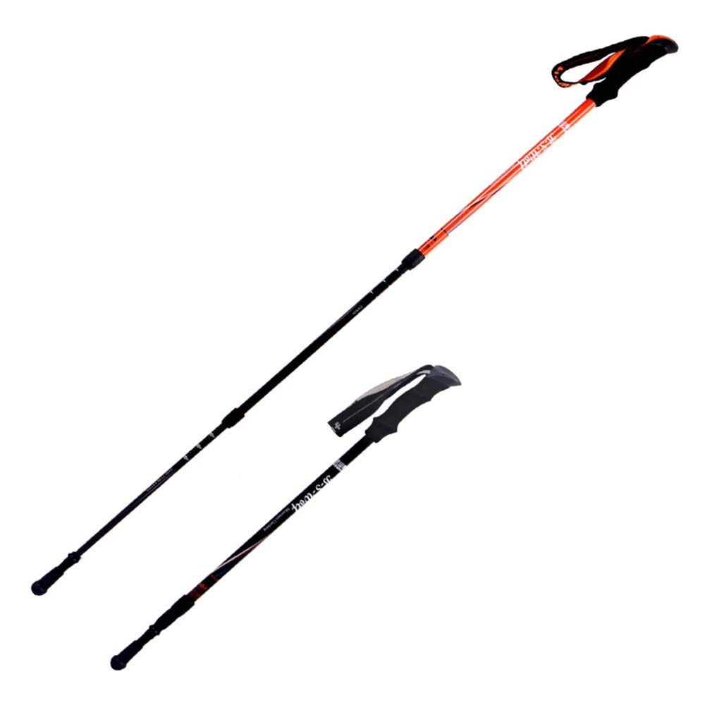 GSP Trekking Pali 3 sezioni Bastoncini da Trekking 135 cm/Impermeabile Antiscivolo Facile Installazione Carburo Fibra di Carbonio Escursionismo Campeggio/Trekking/Speleologia Trekking