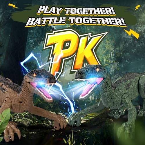 image for Rcfunkid Dinosaur Toys for Kids, 2.4GHz Remote Control Dinosaur with W