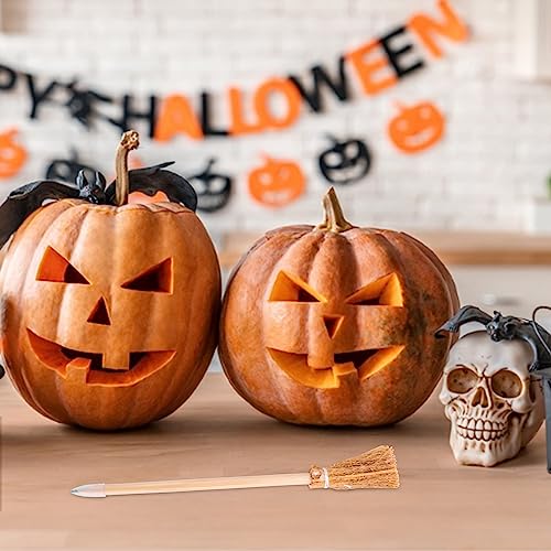 40 lápices escoba de bruja para Halloween miniatura 2