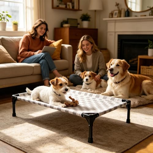Lit chien d'été durable et résistant à l'humidité pour cour - 3