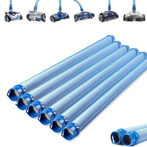 Pool Cleaner Hose for X7 T3 T5 MX6 MX8,R0527700 Pool Vacuum Twist Lock Hose Replacement Parts,Swimming Pool Vacuum Hose Replacement Kit,Single length 39 inches,Easy Install Easy to Use (6PCS)