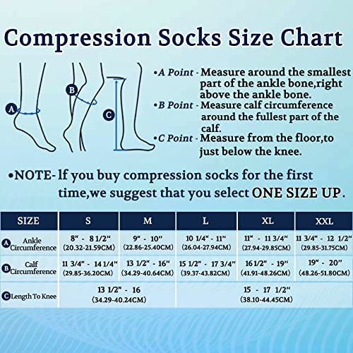 Lin Performance 20-30 Mmhg Compression Socks For Women And Men Knee High Open Toe Stockings Varicose Vein Swollen Legs(S, Beige) #TOP4