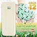 Naturally Nature Cloth Diaper Inserts, 5 Layer Almond Rayon Fleece, Pack of 12, Resuable, Washable Inserts for Cloth Diapers, Almond