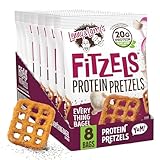 Lenny & Larry's - Fitzels Protein Pretzels (8x85g) Everything Bagel – Saveur bagel compl...