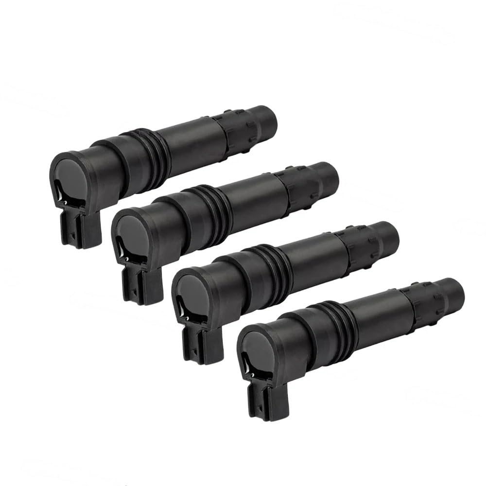 Bobina,bujía Compatible con Suzuki GSXR1000 GSX-R 1000 2001-2008 2002 2003 2004 2005 2006 2007 4 Uds tapa de bobina de encendido de motocicleta encendido de bujía(B)