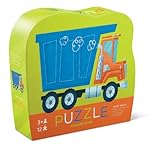 Crocodile Creek Dump Truck Mini Shaped Puzzle - 12 Piece