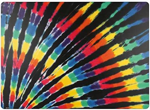 Skinit Decal Laptop Skin Compatible with Surface Laptop 4 15in - Liquid Blue Tie Dye - Rainbow Design