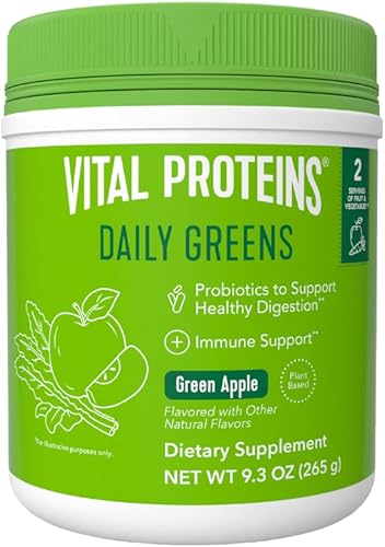 Vital Proteins Green Apple Daily Greens, 9.3 oz