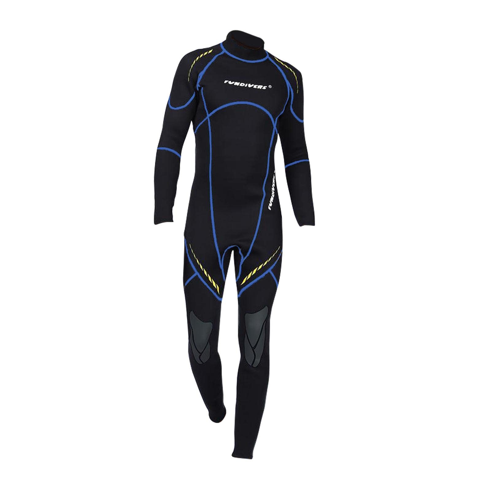 LICHTS 3mm Men Scuba Wetsuit Back Zip Diving Rash Guards Surfing Swimming Scuba XL-image-38