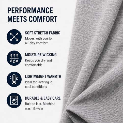 Image of Spyder Mens Quarter Zip Pullover Sweatshirt - Dry Fit Quarter Zip Hoodie