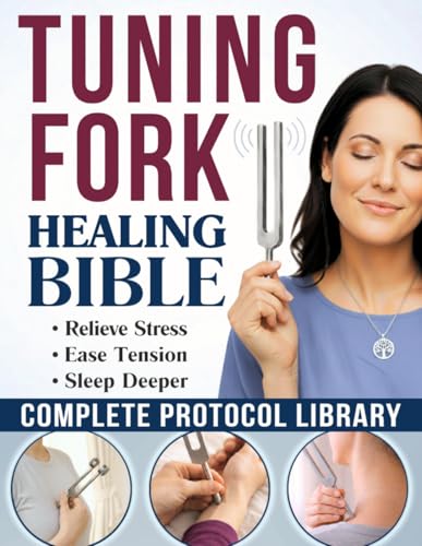 The Tuning Fork Healing Bible: DIY Sound Therapy Guide to Quiet Your Mind and Deeply Relax Your Body in Minutes | A Complete Protocol Library, from ... to Spiritual Practices (Healing Bible Series)