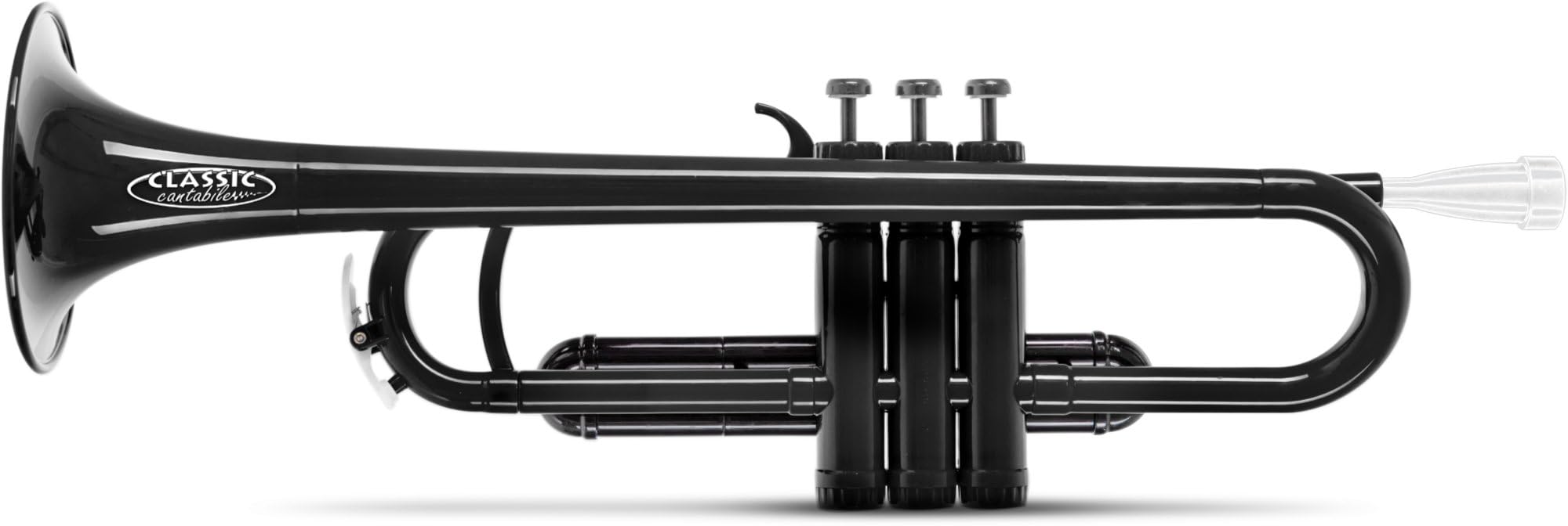 Classic Cantabile MardiBrass ABS Kunststoff Trompete - Perinet-Ventile - 510g leicht - Bohrung: 11,6 mm - inkl. Mundstück und Gigbag - schwarz