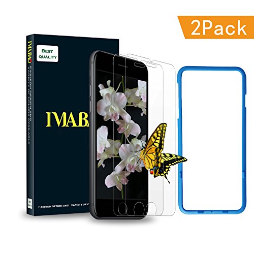 iPhone 8 Plus 7 Plus Screen Protector IMABAO Tempered Glass Screen Protector for Apple iPhone 7plus 3D Touch Compatible Anti-Bubble Shield