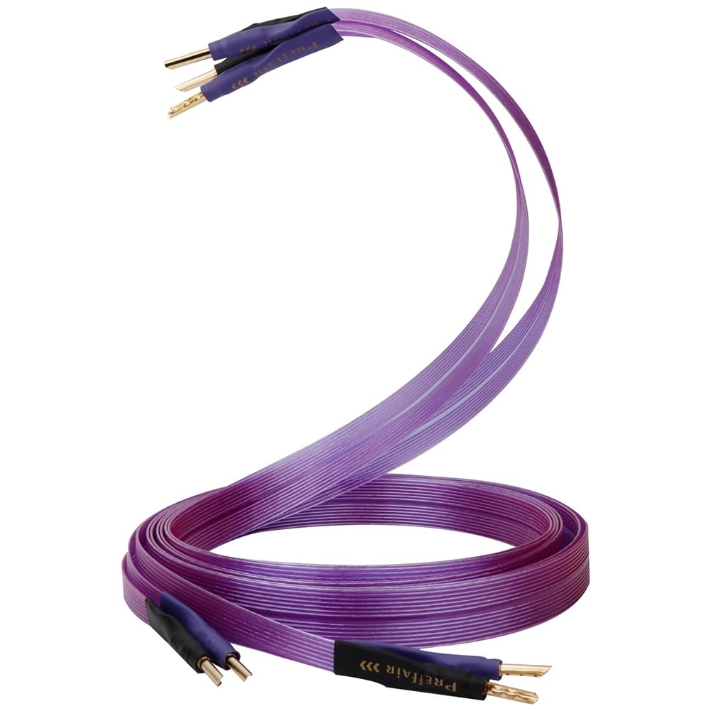 HiFi OCC kabel głośnikowy Hi-End pasek z czystej miedzi z ząbkowanymi wtyczkami bananowymi Y kabel wzmacniacz głośnika A
