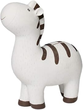 Gaolinci Cartoon Zebra Piggy Bank Coin Bank, Living Room Decoration