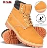 Botas de trabajo resistentes al agua para hombre Jacata, botas industriales de construcción 4