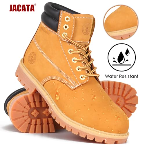 Men's Water Resistant Leather Work Boot Rubber Sole Construction Oil Resistant Utility Industrial Boots2