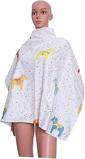 Amosfun Lenço De Verão Capa De Enfermagem Avental Capa De Carrinho De Compras Cachecol Capa De Úbere Capa De Amamentação Suprimentos Para Maternidade Capa De Amamentação Capa De