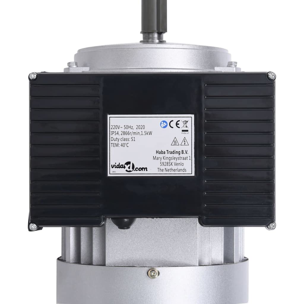 INLIFE Motor eléctrico monofásico de aluminio, 1,5 kW, 2 CV, 2 pines, 2800 rpm, 15,32 kg, 148001