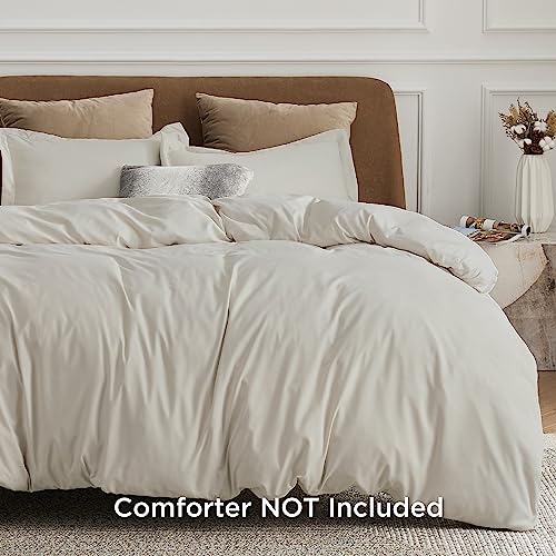 Bedsure DUVET COVER SET-SOLID Linen Duvet Cover King Size thumb #1