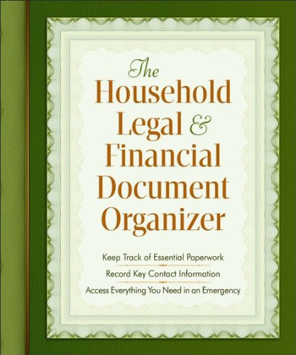 Household Legal and Financial Document Organizer, The Spiral-bound – Bargain Price, January 1, 2012