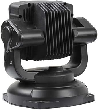 Led Searchlight, 80W 12/24V 360 Spotlight Wireless with W/Remote Control SOS Function and Rotating Magnetic Base Marine Searchlight for Boats, Trucks, Outdoor Camping