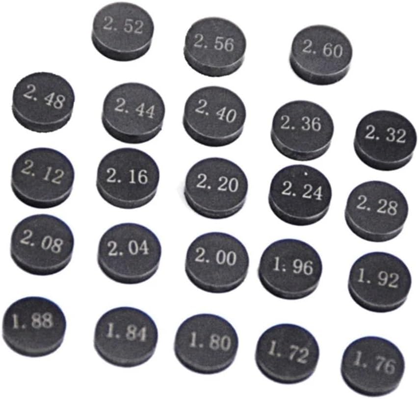 Motorcycle 8.85mm-8.9mm Thickness 1.72mm - 2.6mm Shim Kit Compatible with SX SX-F XC-F EXC SX-FE XCF-W 250 350 450 505 2005-2014 [Spare Parts](23pcs 1.72-2.60)