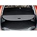 IKON MOTORSPORTS, Retractable Rear Cargo Cover Compatible with 2006-2012 Toyota RAV4, Factory Trunk Space Organizer Security Cover, Gray
