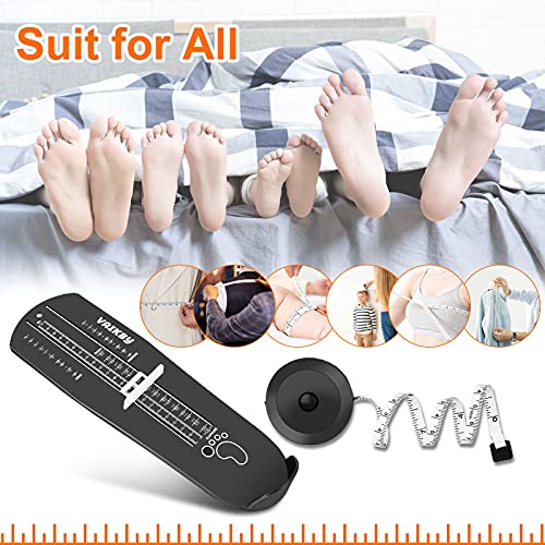 Vaikby Foot Measurement Device, Shoe Sizer Measuring Devices Ruler Sizer For Kids Adults, Buy Kids Shoes Online Simply With A Foot Measuring Device #TOP6