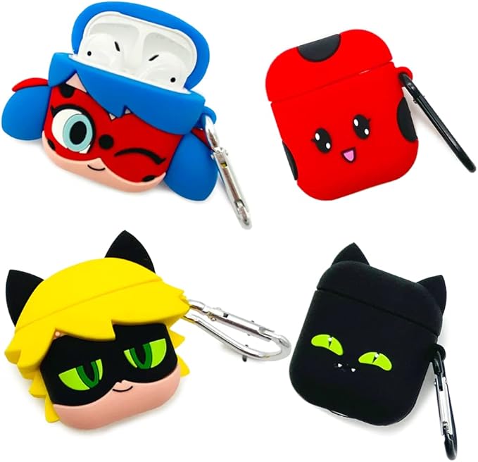 ZAG STORE Miraculous Ladybug AirPods Case Super Heroes